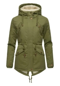 Marikoo Manolya - Cappotto Invernale - Dusty Olive -Marikoo Negozio 0c32401c2a6c42d68ffa5fff1f25e7b9
