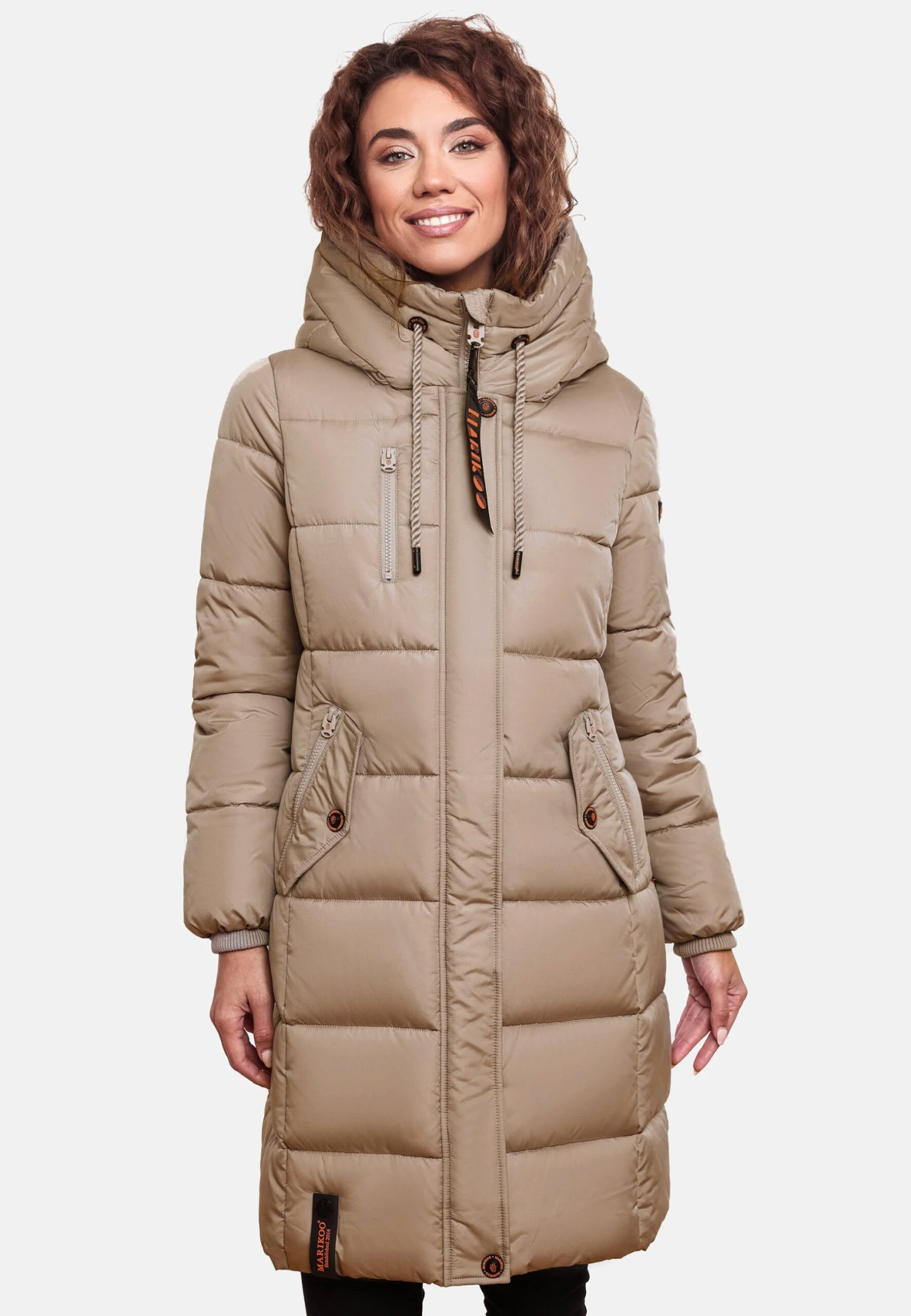 Marikoo YuikooCappotto InvernaleTaupe Donna Cappotti M5M21U01K-B11 1 Marikoo YuikooCappotto InvernaleTaupe Donna Cappotti M5M21U01K-B11