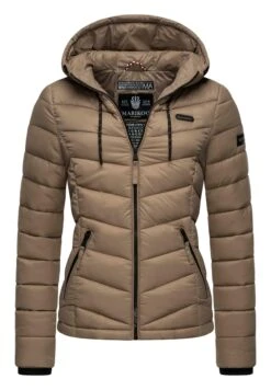 Marikoo KualaGiacca Da Mezza StagioneTaupe Grey Donna Giacche E Blazer M5M21U01H-O11 -Marikoo Negozio 119276f43de4449b912bfe0f90778192