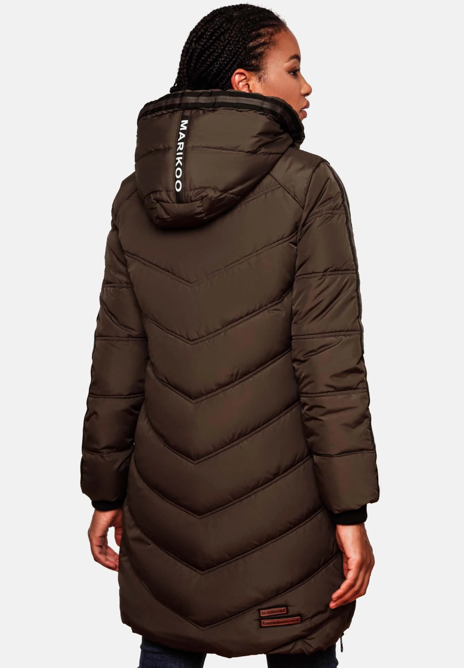 Marikoo ArmasaCappotto InvernaleDark Choco Donna Cappotti M5M21U00T-O12 2 Marikoo ArmasaCappotto InvernaleDark Choco Donna Cappotti M5M21U00T-O12 - immagine 2