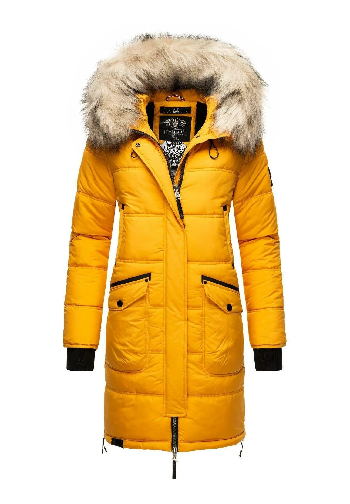 Marikoo Chaskaa - Cappotto Invernale - Dark Yellow 1 Marikoo Chaskaa - Cappotto Invernale - Dark Yellow