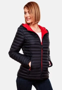 Marikoo Asraa - Giacca Da Mezza Stagione - Dark Blue -Marikoo Negozio 3a735293ae1647b08c89763c9ea4f6ea