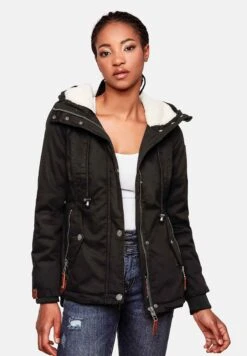 Marikoo Manolya - Cappotto Invernale - Black -Marikoo Negozio 3b636a137b6d428193dcea877212d5fa