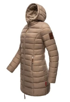 Marikoo SteppCappotto InvernaleTaupe Donna Cappotti M5M21U001-B11 -Marikoo Negozio 3df205cb9d9e46fe833d986995920a2e