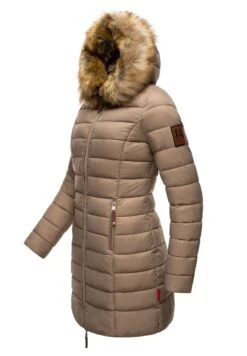 Marikoo SteppCappotto InvernaleTaupe Donna Cappotti M5M21U001-B11 -Marikoo Negozio 591945bcf9394d968b38827eee05d8b9
