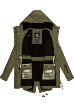 Marikoo Zimtzicke - Parka - Olive Lines -Marikoo Negozio 605443e3afdc452aaa1c84f69fe60a86