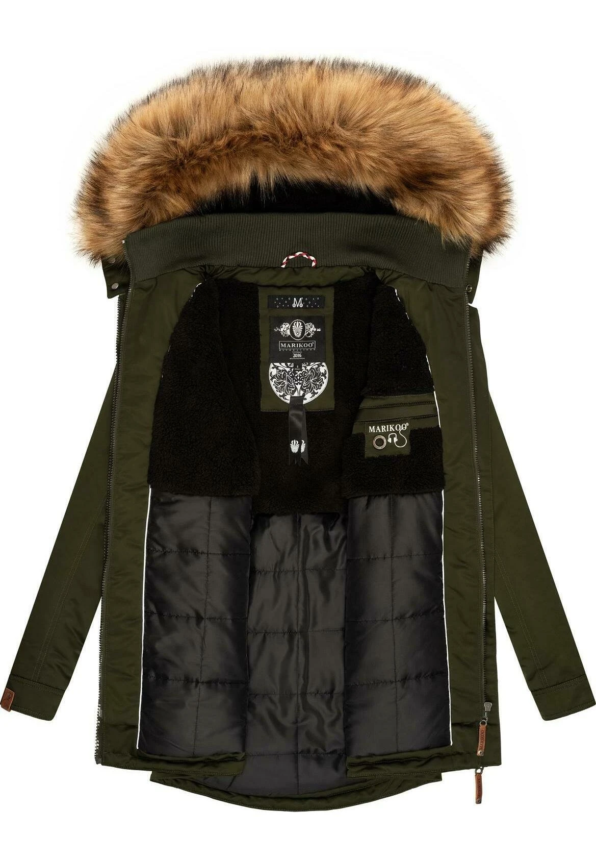 Marikoo SanakooCappotto InvernaleOlive Donna Cappotti M5M21U00P-N11 5 Marikoo SanakooCappotto InvernaleOlive Donna Cappotti M5M21U00P-N11 - immagine 5