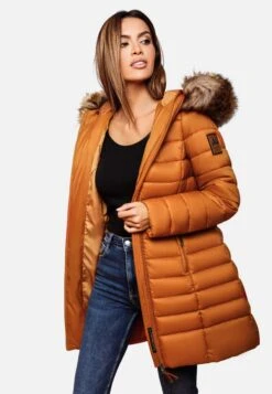 Marikoo SteppCappotto InvernaleRusty Cinnamon Donna Cappotti M5M21U001-O12 -Marikoo Negozio 7f6ca952d13a4cca801de99b49142809