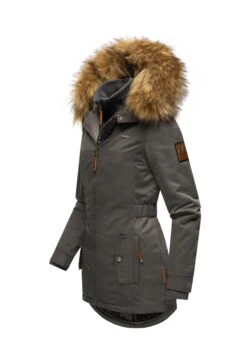 Marikoo SanakooCappotto InvernaleAnthracite Donna Cappotti M5M21U00P-C11 -Marikoo Negozio 8d458808f68f4af4b1826cf440a92dbd