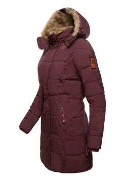 Marikoo LieblingsCappotto InvernaleDark Red Melange Donna Cappotti M5M21U00F-G12 -Marikoo Negozio 9f22bee11a044d7ab4ce2383140ee447