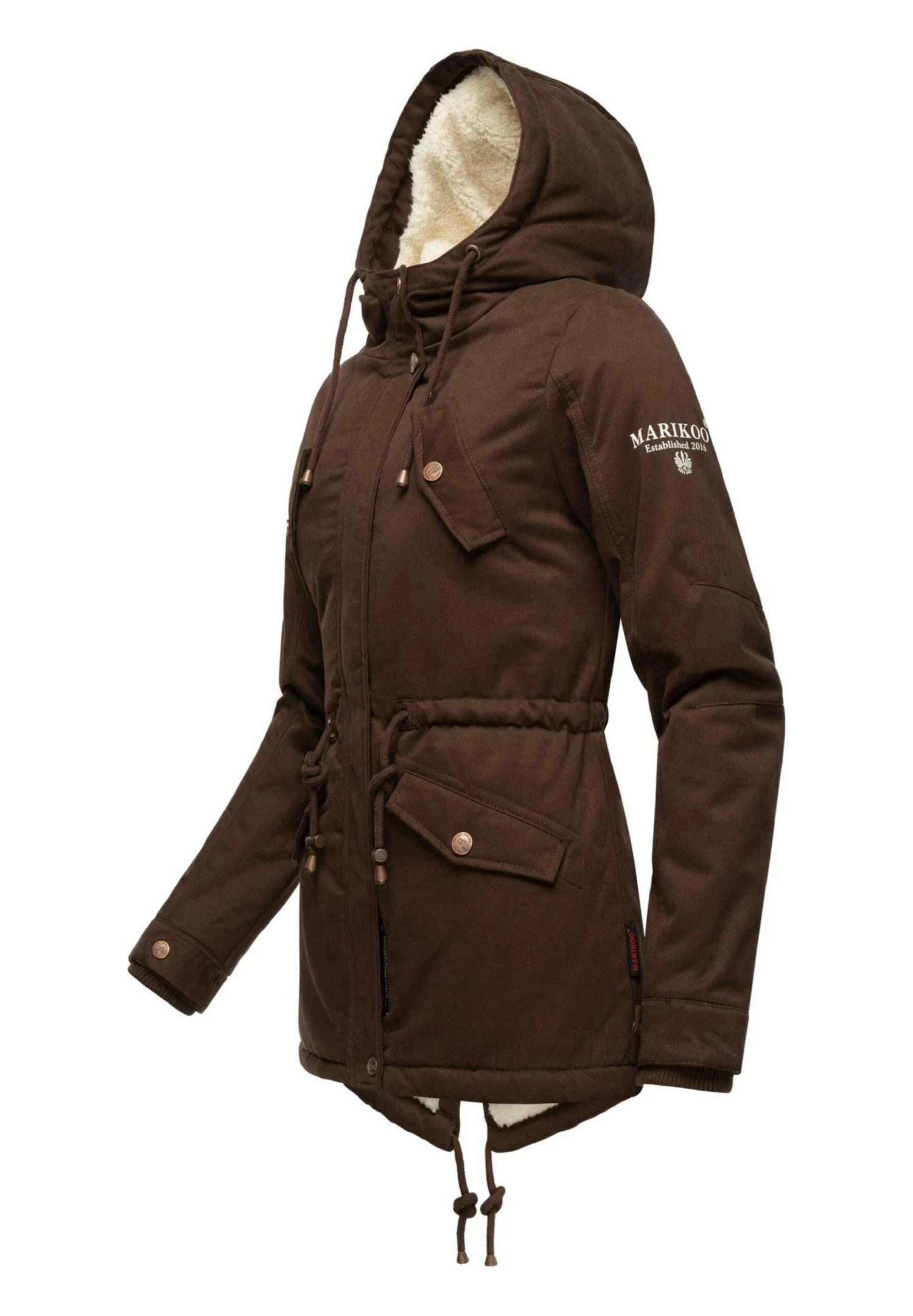 Marikoo Manolya - Cappotto Invernale - Dark Choco 2 Marikoo Manolya - Cappotto Invernale - Dark Choco - immagine 2