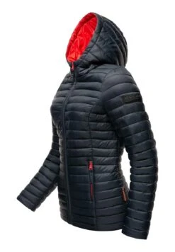 Marikoo Asraa - Giacca Da Mezza Stagione - Dark Blue -Marikoo Negozio b33ebc8fe69f4a7f95f1a909f312637f