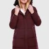 Marikoo StreliziaaCappotto InvernaleDark Red Melange Donna Cappotti M5M21U011-G12