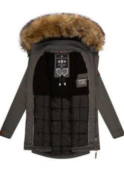 Marikoo SanakooCappotto InvernaleAnthracite Donna Cappotti M5M21U00P-C11 -Marikoo Negozio b9f4a8f3ebe242fe8ff153bc987689a3