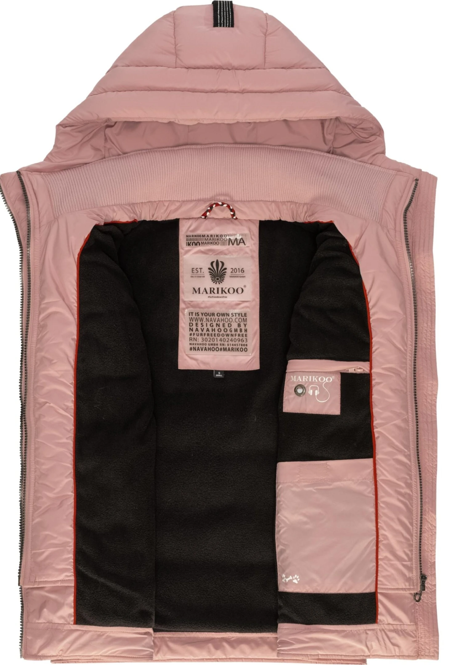 Marikoo TaisaaSmanicatoPowder Rose Donna Giacche E Blazer M5M21U00Y-J12 4 Marikoo TaisaaSmanicatoPowder Rose Donna Giacche E Blazer M5M21U00Y-J12 - immagine 4