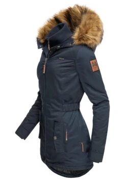 Marikoo Sanakoo - Cappotto Invernale - Blue -Marikoo Negozio d3167a7ac7734555bda71f96bdf9a202