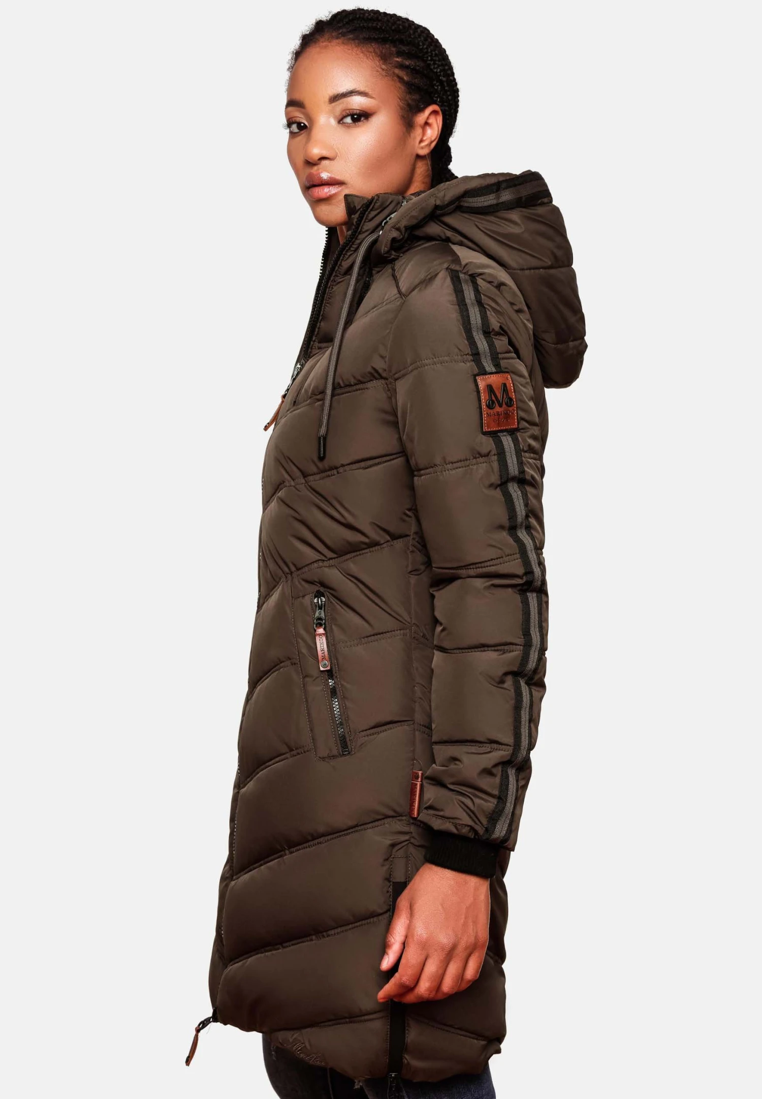 Marikoo ArmasaCappotto InvernaleDark Choco Donna Cappotti M5M21U00T-O12 3 Marikoo ArmasaCappotto InvernaleDark Choco Donna Cappotti M5M21U00T-O12 - immagine 3