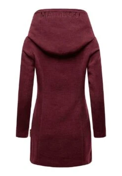 Marikoo Cappotto Corto - Bordeaux Meliert -Marikoo Negozio f1c8b91210b34ee885b3e4d9e0af21de