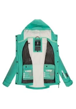 Marikoo FunktionsGiacca OutdoorAqua Green Donna Giacche E Blazer M5M21G00J-M12 -Marikoo Negozio fc765fb0059f4b4f95ac14eded3d2366